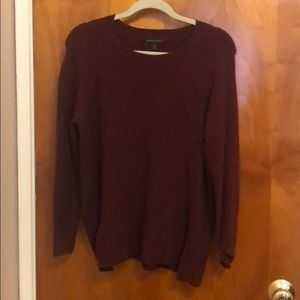 Banana Republic Maroon Wool-mix Sweater